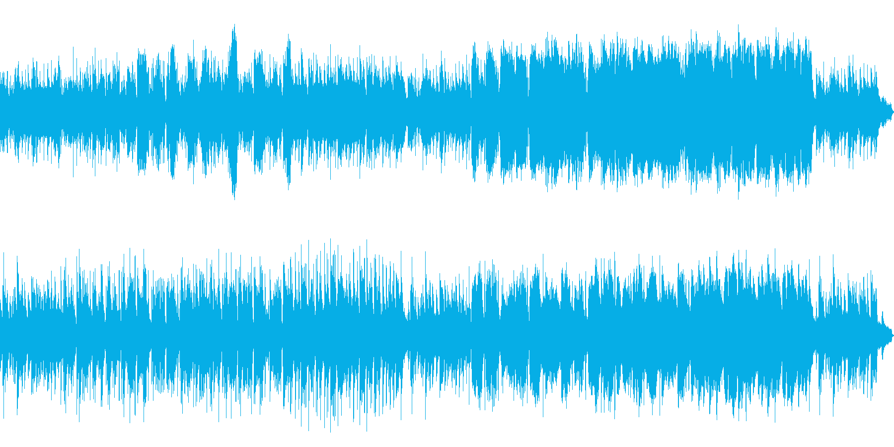 しっとりとして切ない大人のジャズピアノ曲の再生済みの波形