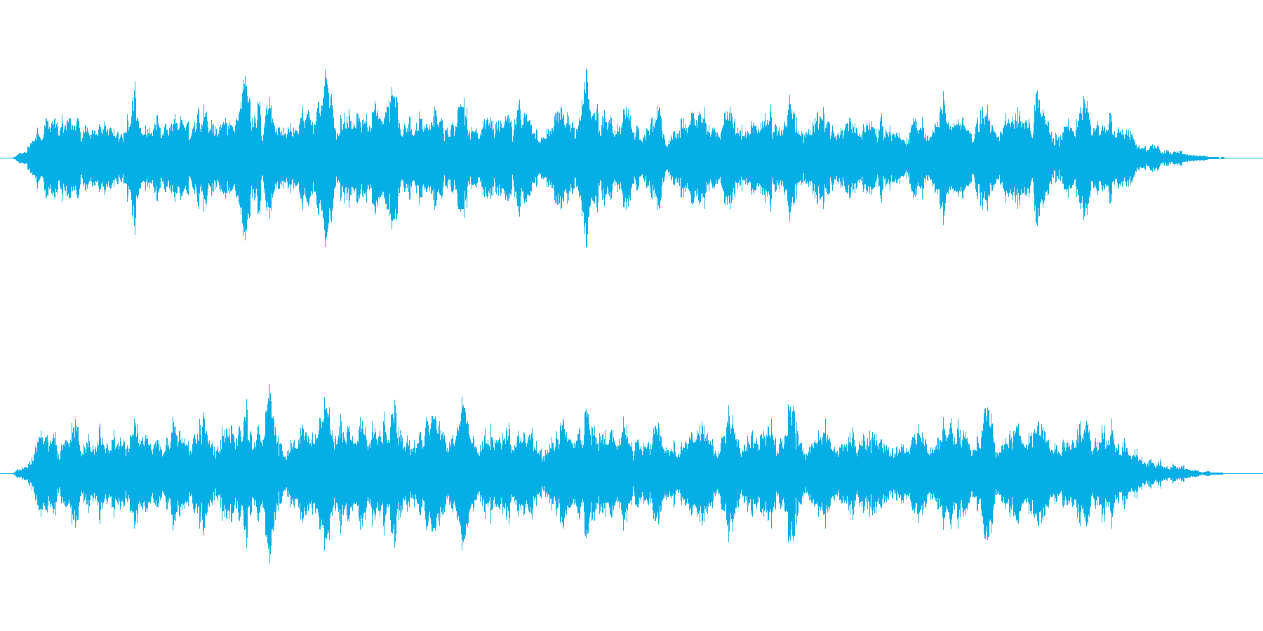 透明感のあるシンセ音(不思議、神秘的)の再生済みの波形