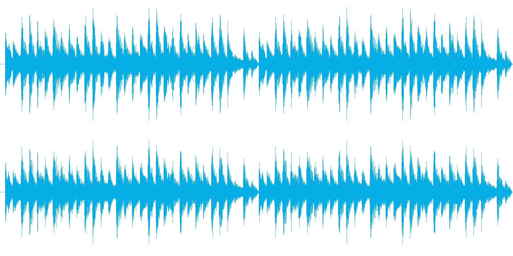 和風BGM_シンキングTime考え中の再生済みの波形