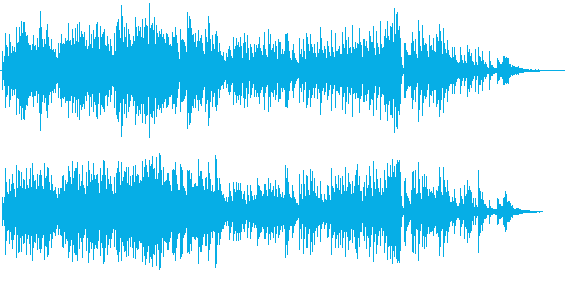 「大きな古時計」をピアノでしっとりと♫の再生済みの波形