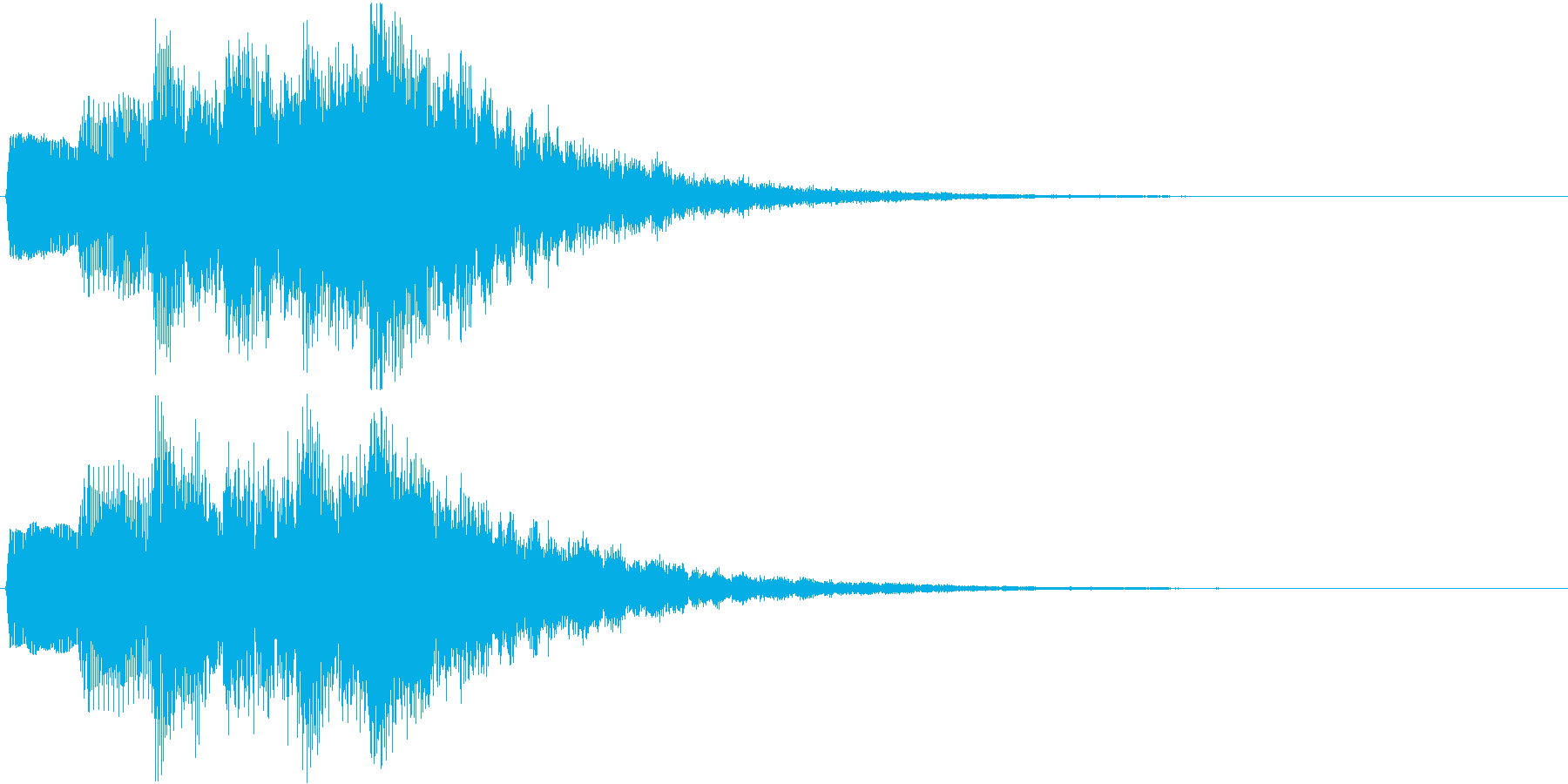 短めのシーンを演出する音です。の再生済みの波形
