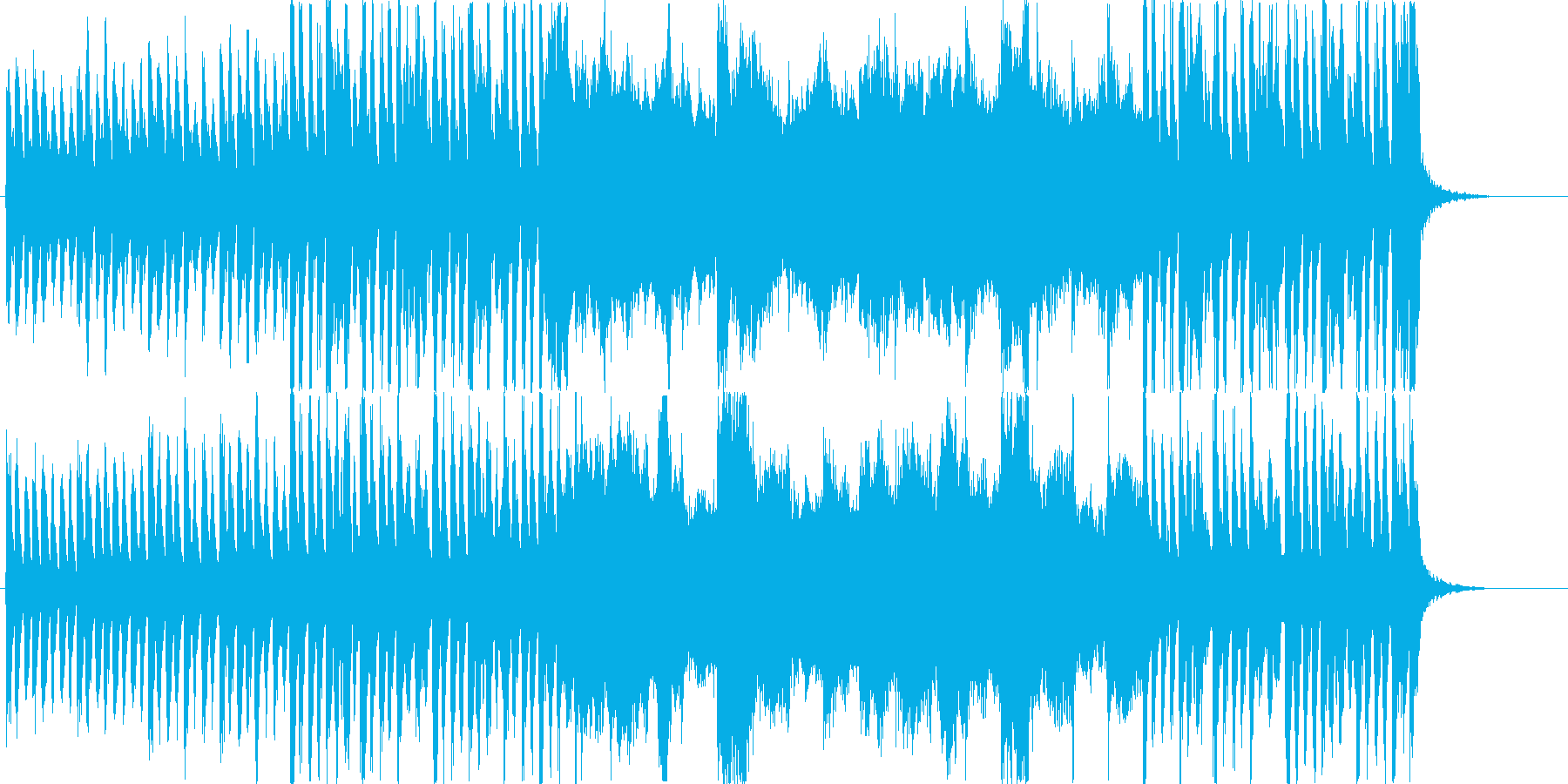 キャンパスをイメージしたBGMの再生済みの波形