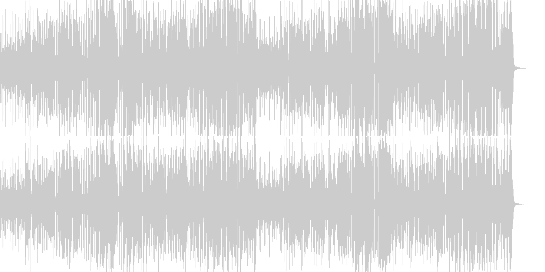 映像BGM ブルーノート系ブラスのジャズの未再生の波形