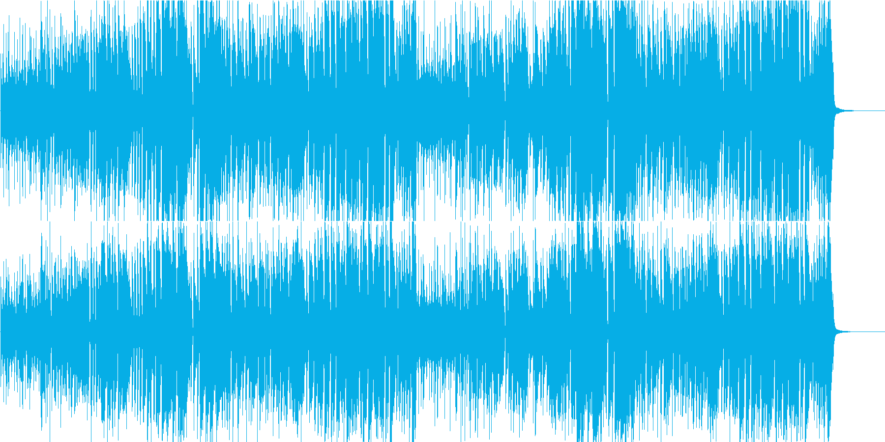 映像BGM ブルーノート系ブラスのジャズの再生済みの波形