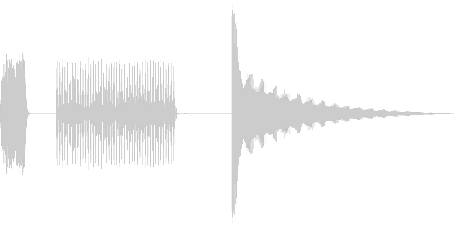 オーブントースターの動作音(8ビット風)の未再生の波形