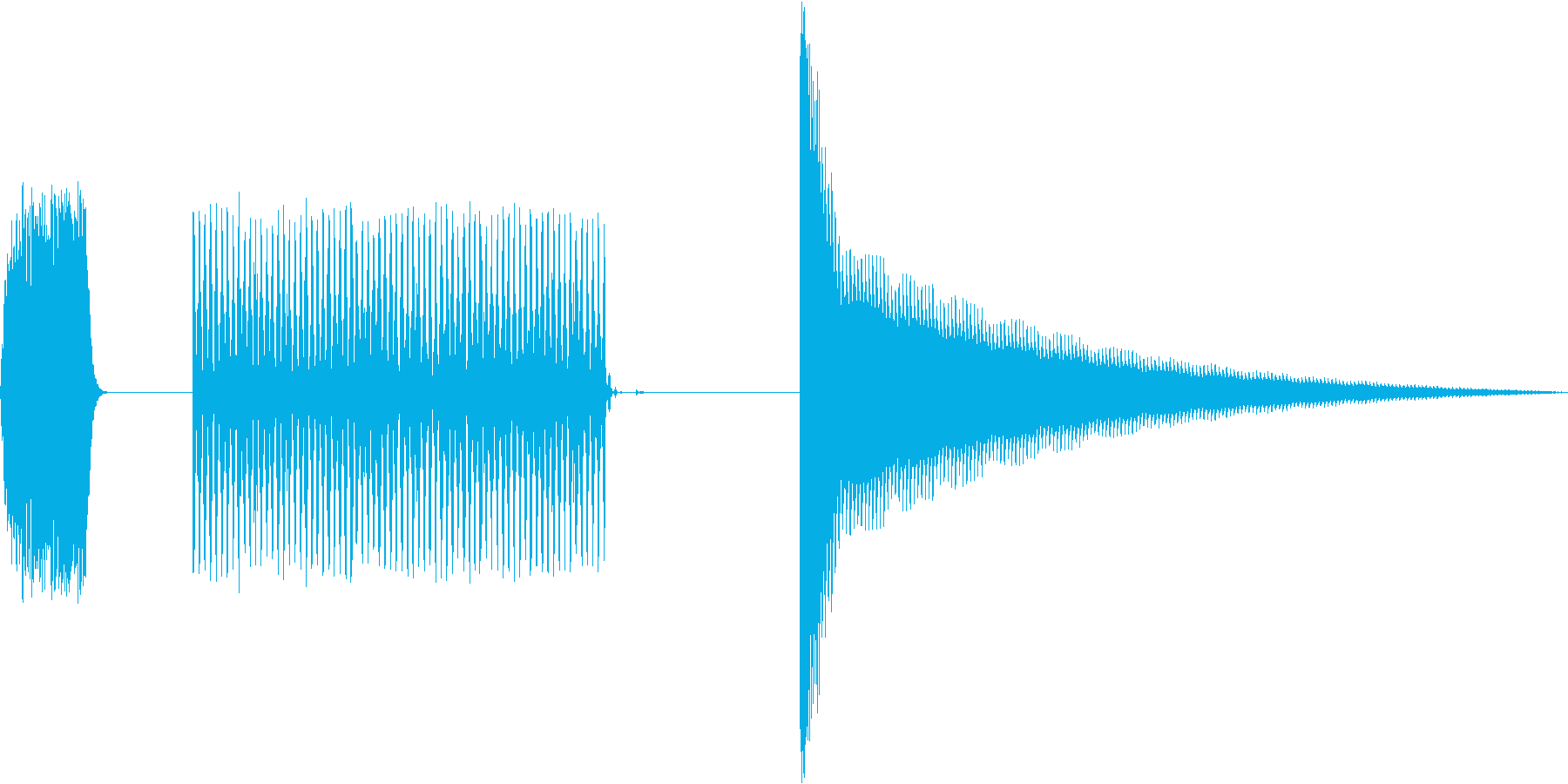 オーブントースターの動作音(8ビット風)の再生済みの波形