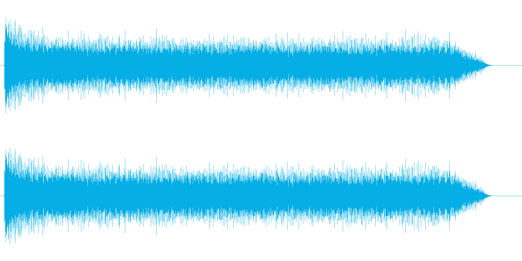 スチームパンクな飛行音、エンジン音の再生済みの波形