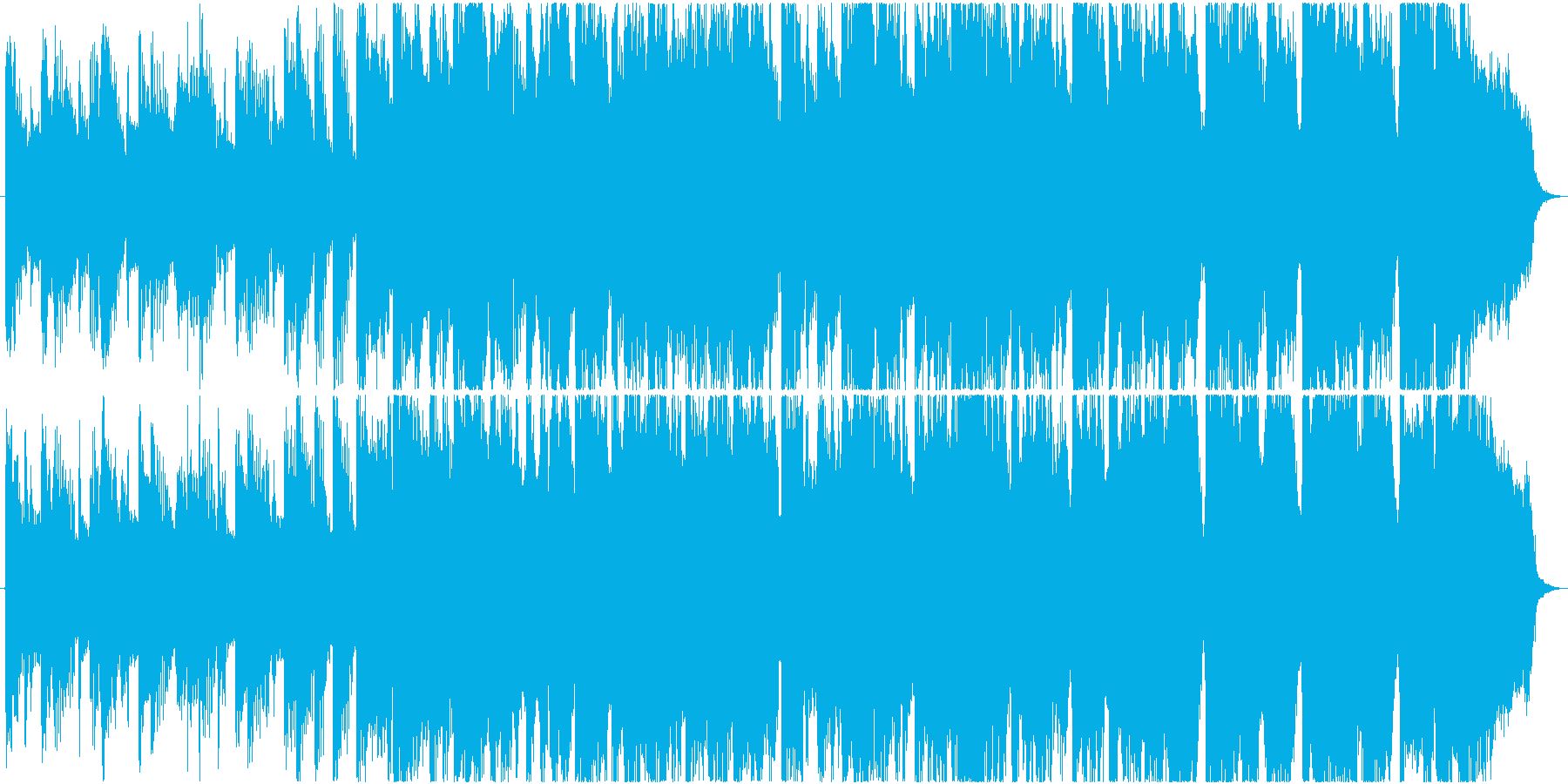 30秒CM用 清涼感のあるバイオリン曲の再生済みの波形