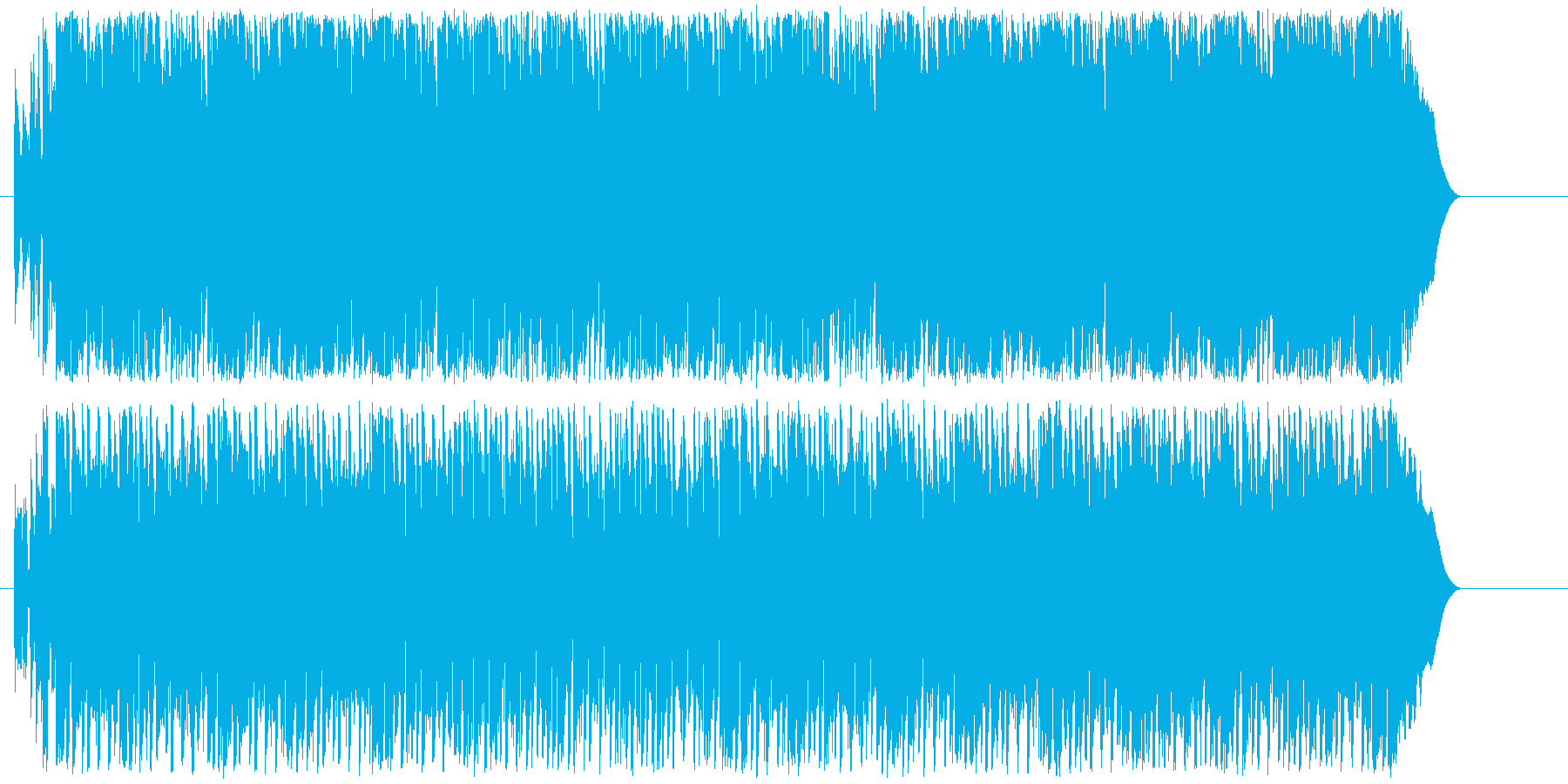 エキサイティングで明るいポップの再生済みの波形