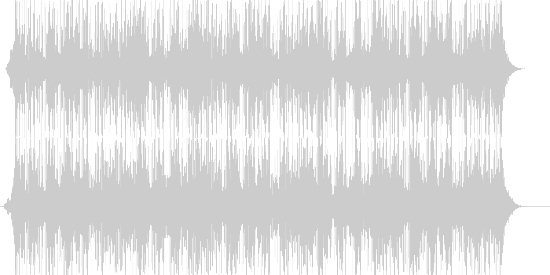 シリアスでダークなアンビエント系の曲の未再生の波形