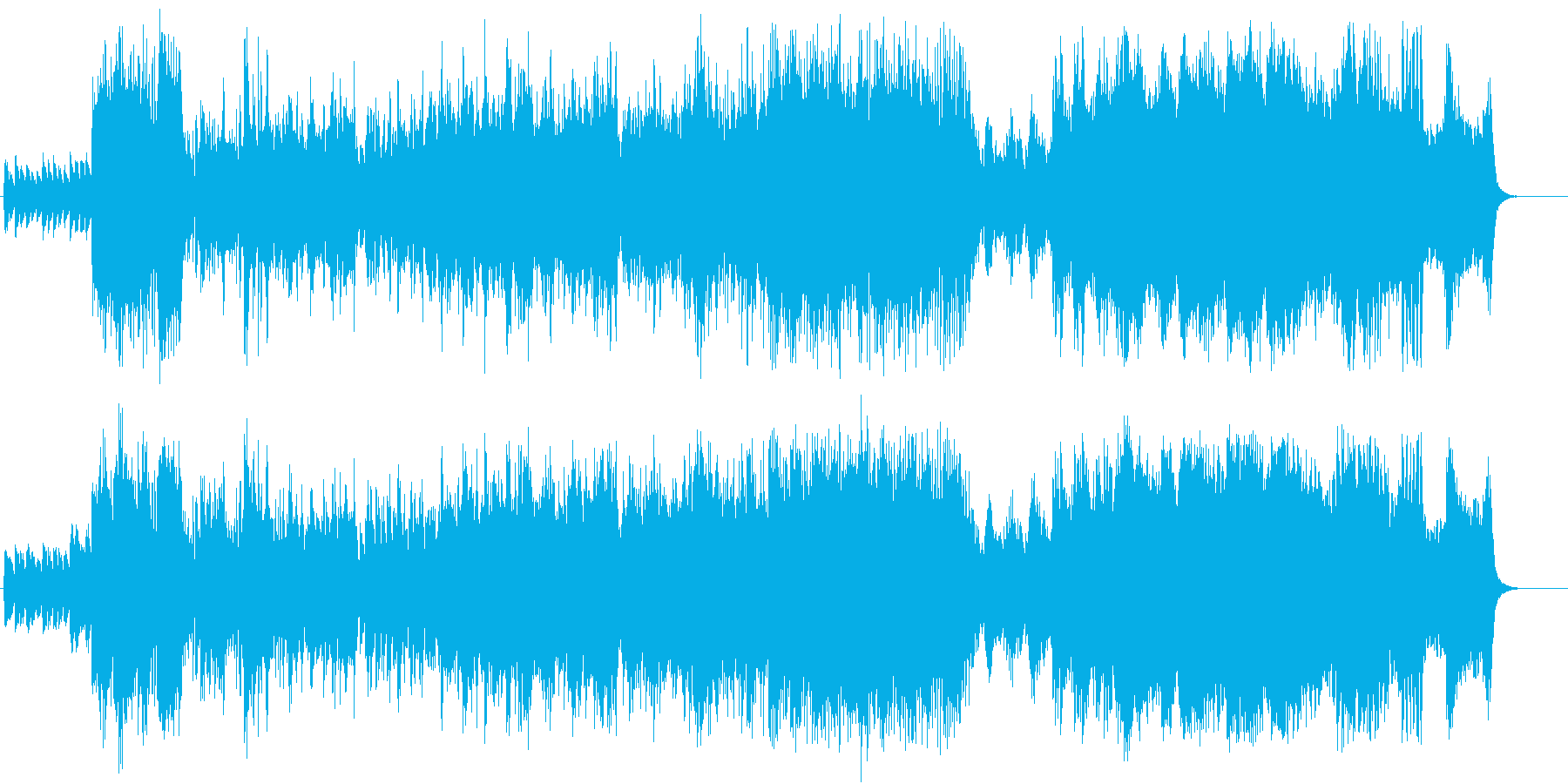 メリハリが効いた壮大なるオーケストラの再生済みの波形