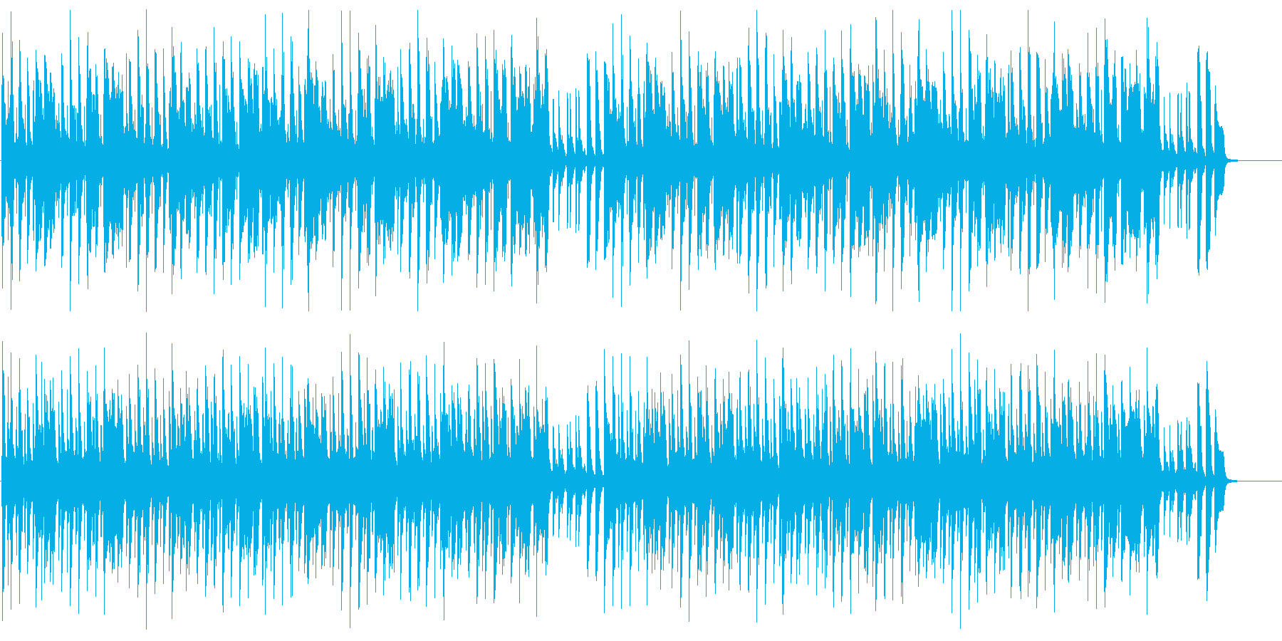 散歩に出かけたくなるBGMの再生済みの波形