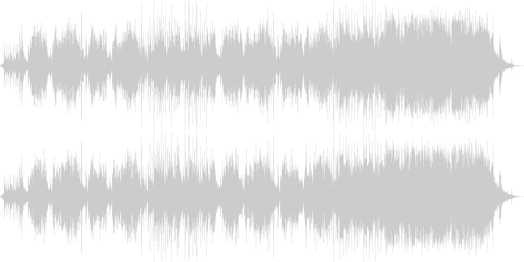 ピアノと女性ボーカル、癒しの音楽の未再生の波形