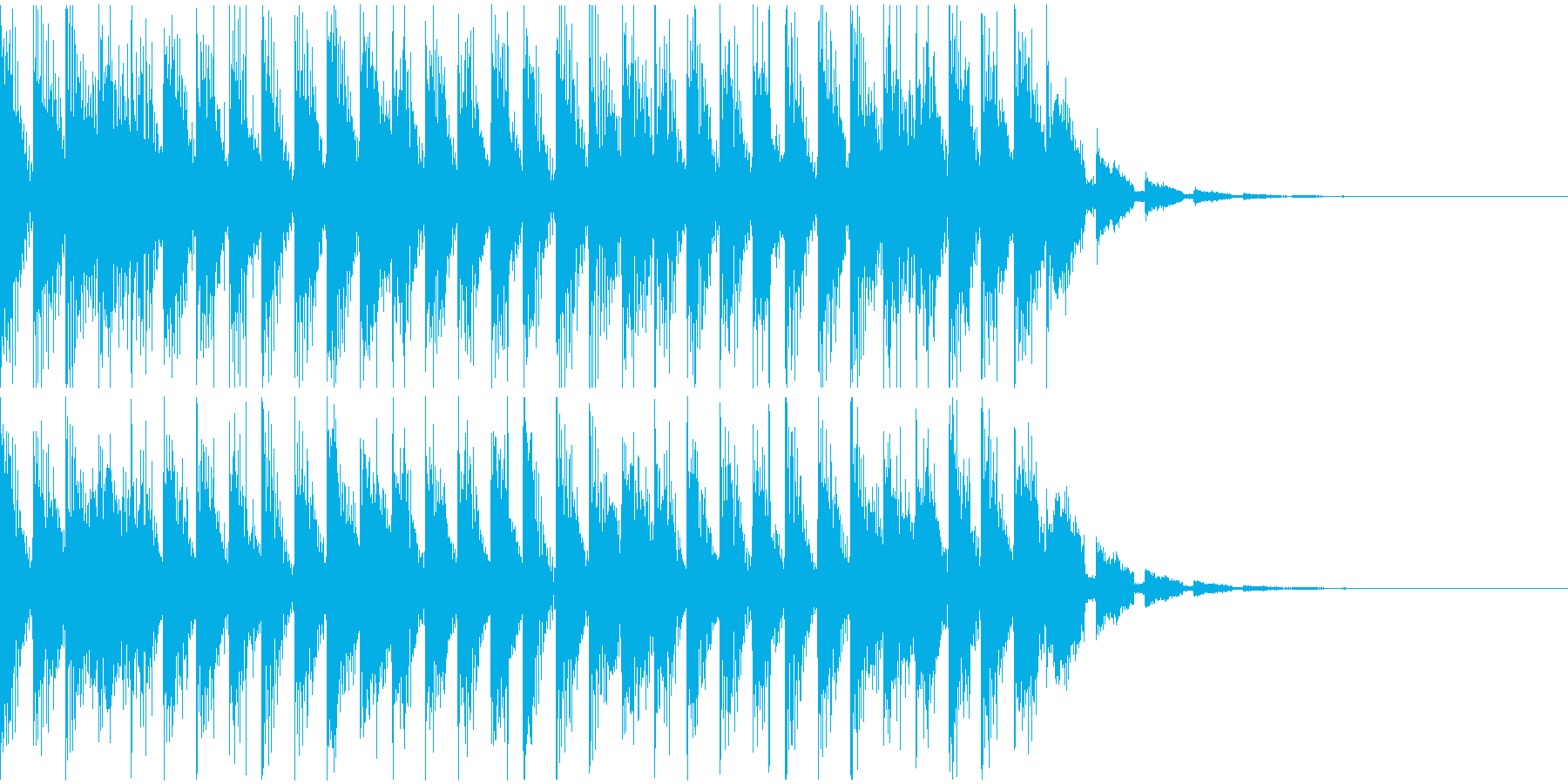 サウンドロゴやジングル等に使用できる音源の再生済みの波形