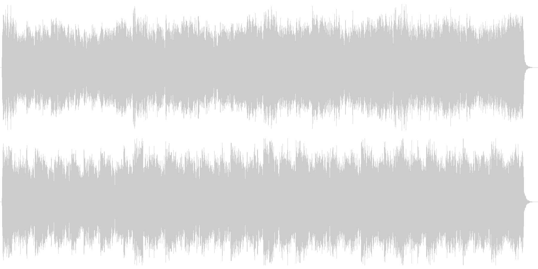 シンセと弦のクールでダークなCM音楽の未再生の波形