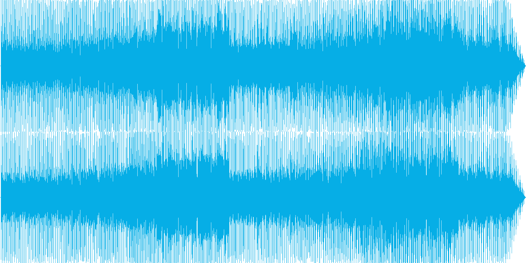 CMやBGM等様々な用途に使えるポップスの再生済みの波形
