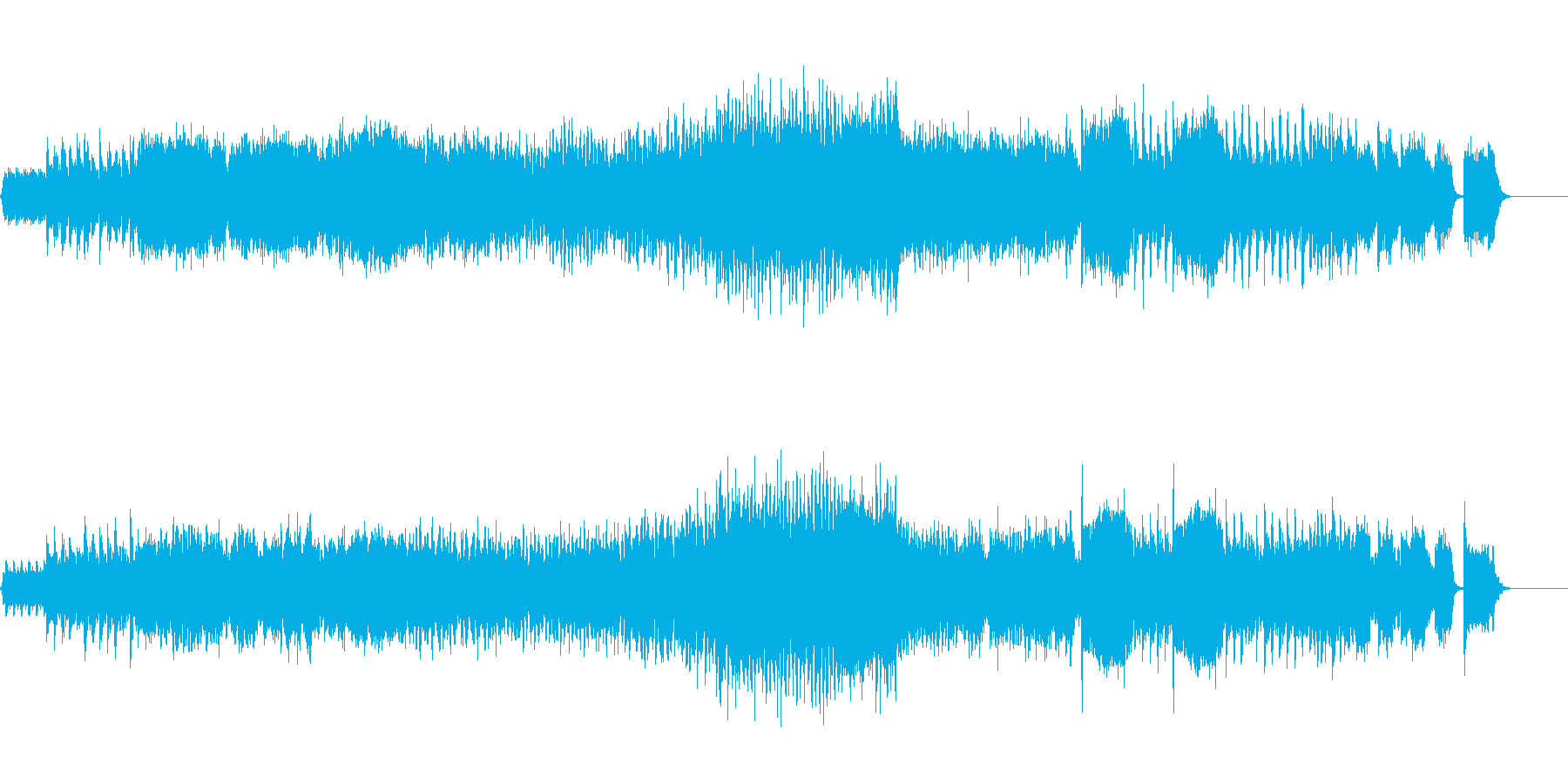 セントポール組曲 第二楽章オスティナートの再生済みの波形