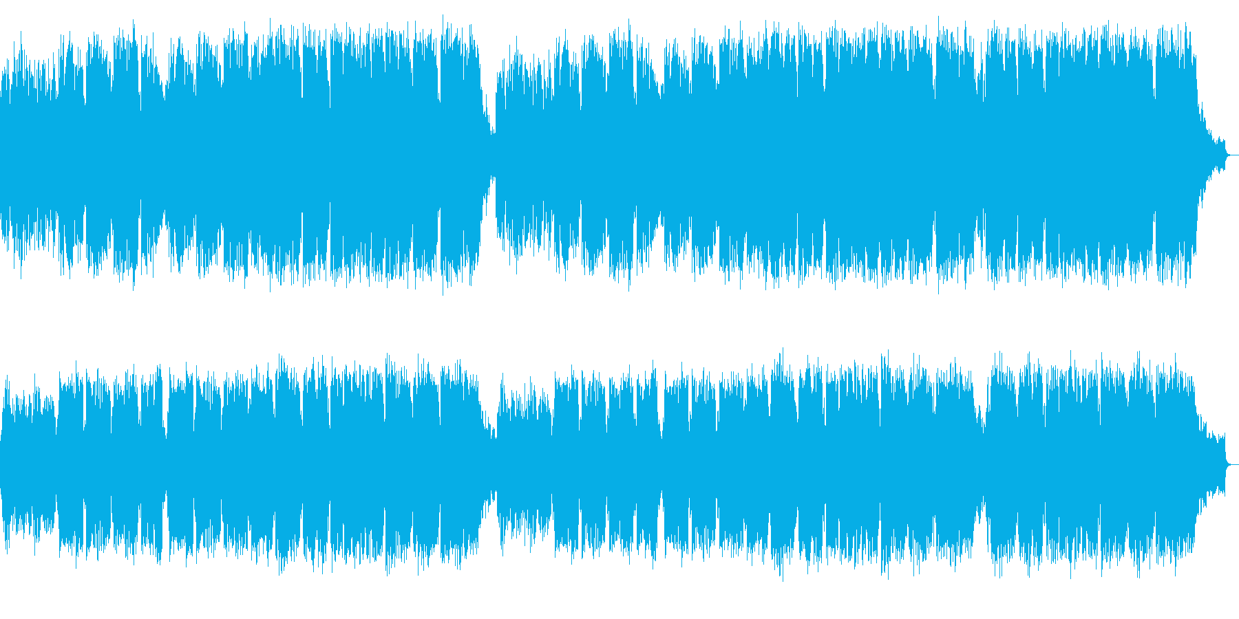 サックスで奏でるゆったり癒される優しい曲の再生済みの波形