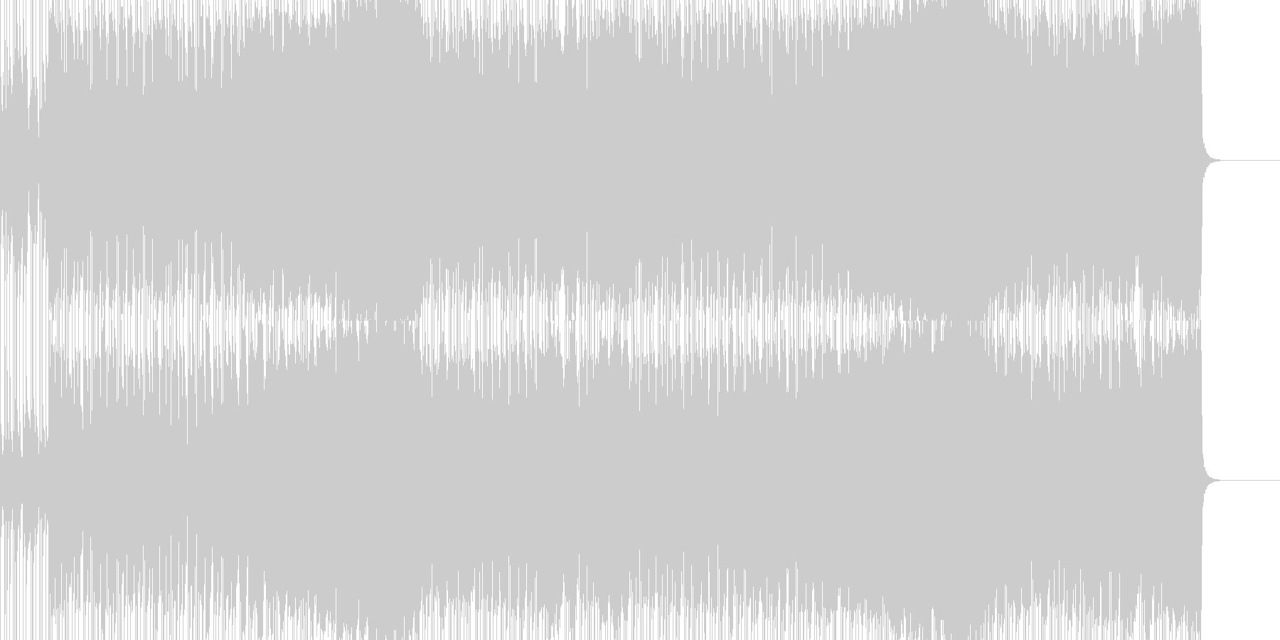 冬のフィールドイメージBGM・戦地に赴くの未再生の波形