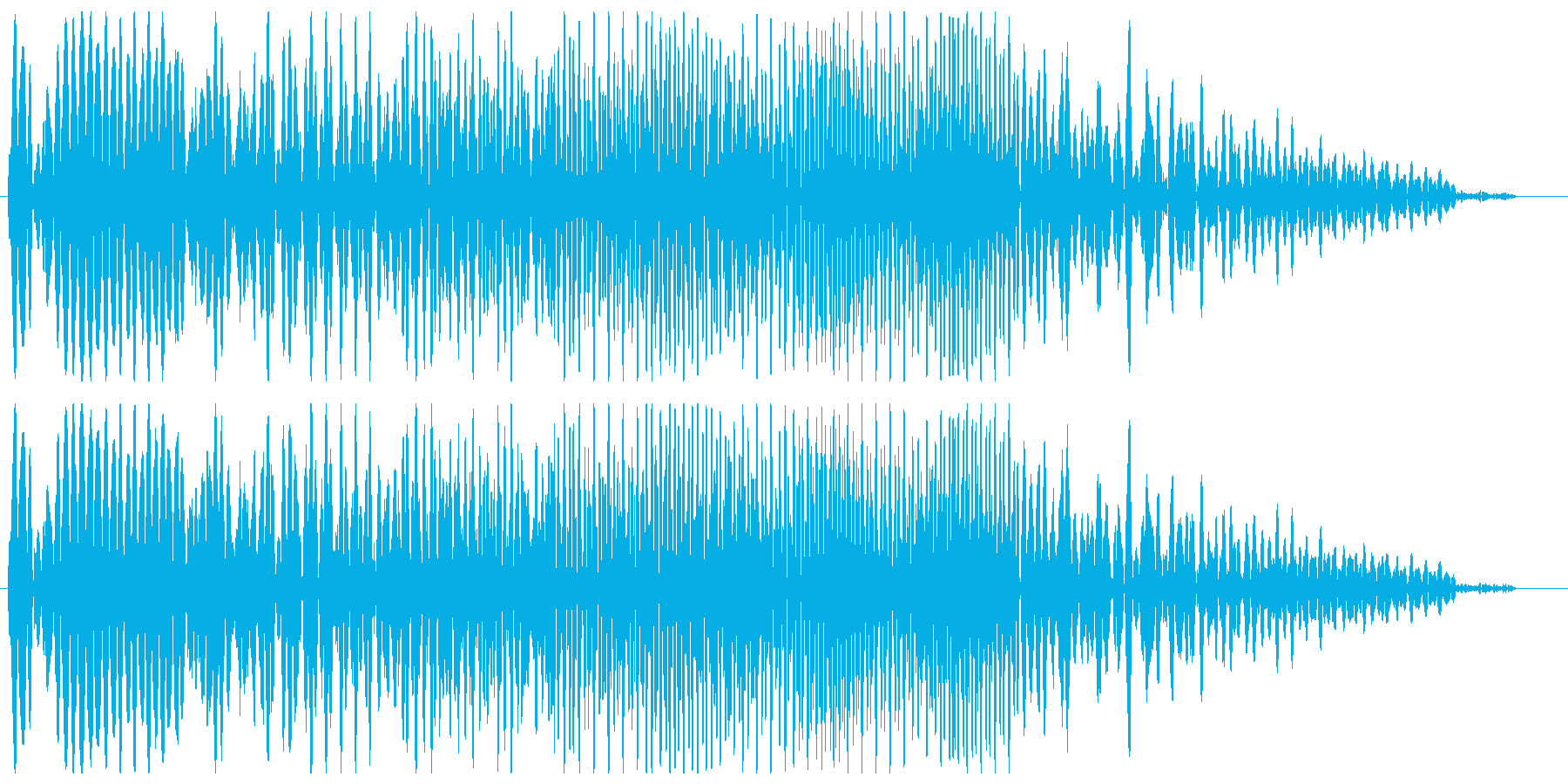 ウィーン (重厚感のある機械音)の再生済みの波形
