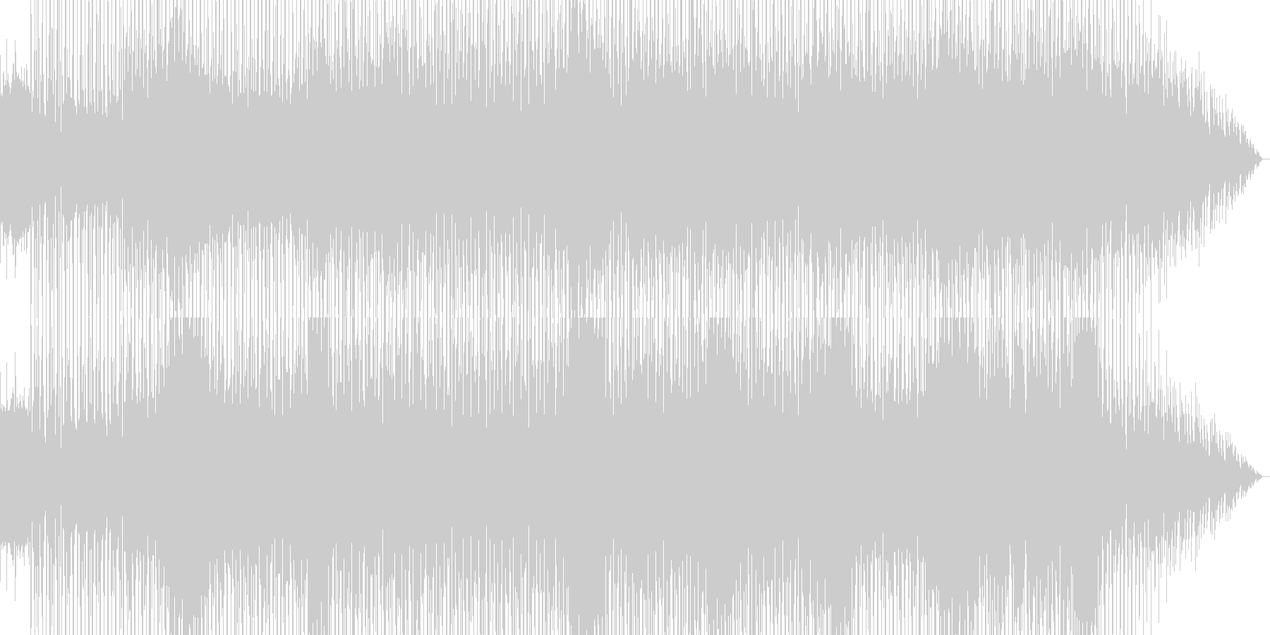 きらめくベル系ピアノ音が美しいBGMの未再生の波形