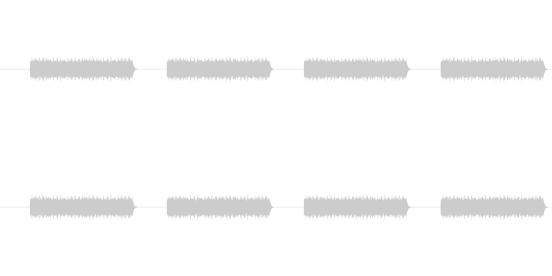 電話のコール音の未再生の波形