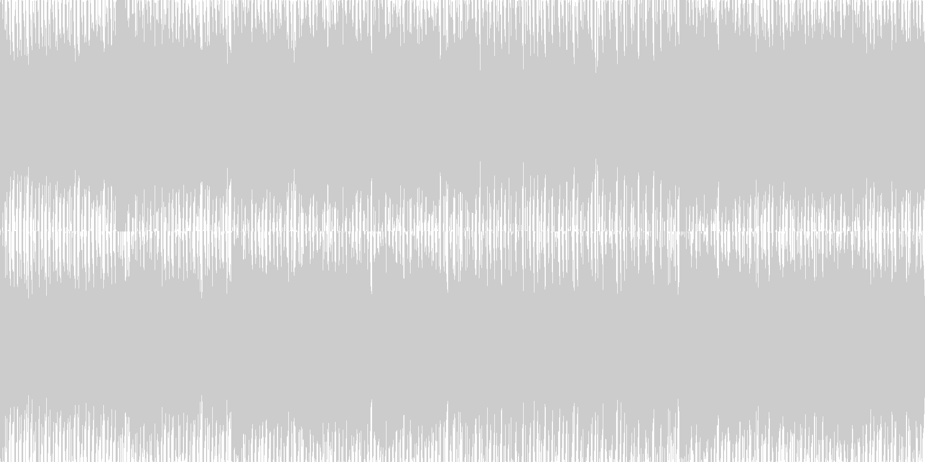 近未来を感じさせるEDMの未再生の波形