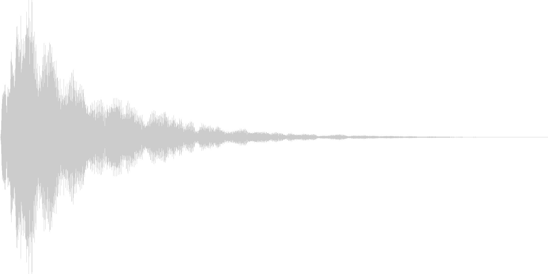 アプリのタッチ音の未再生の波形