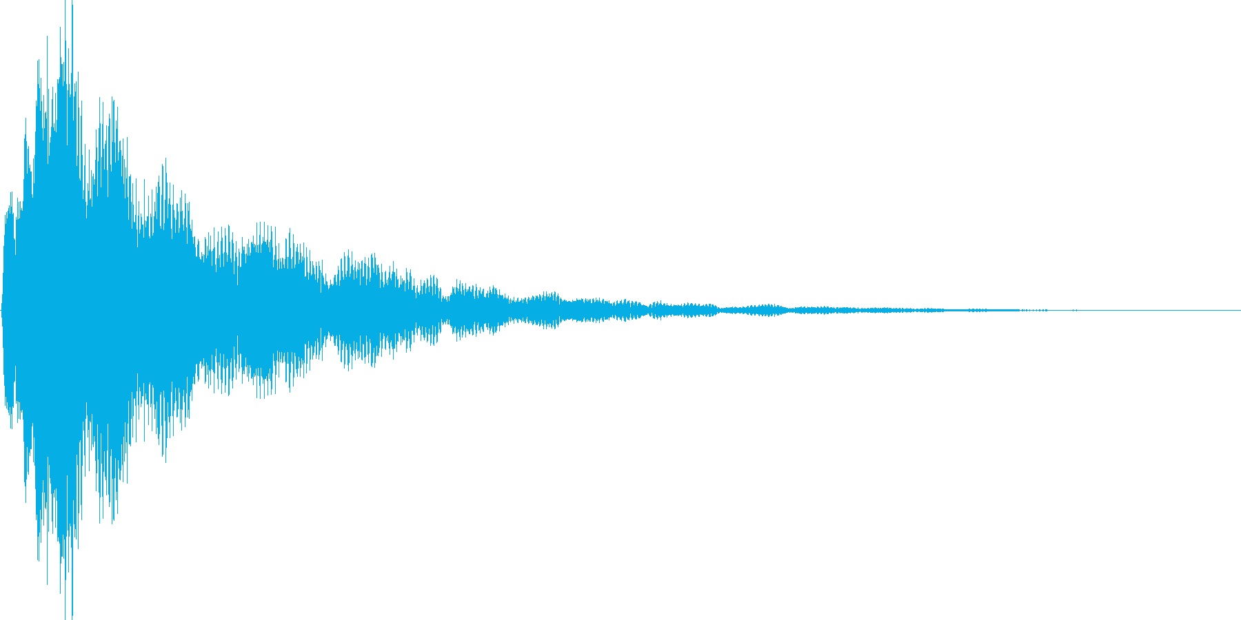 アプリのタッチ音の再生済みの波形