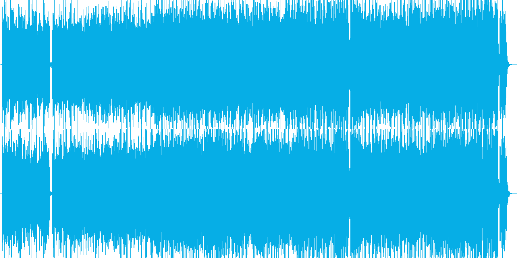 重たい、激しい、重厚、緊張、力強いの再生済みの波形