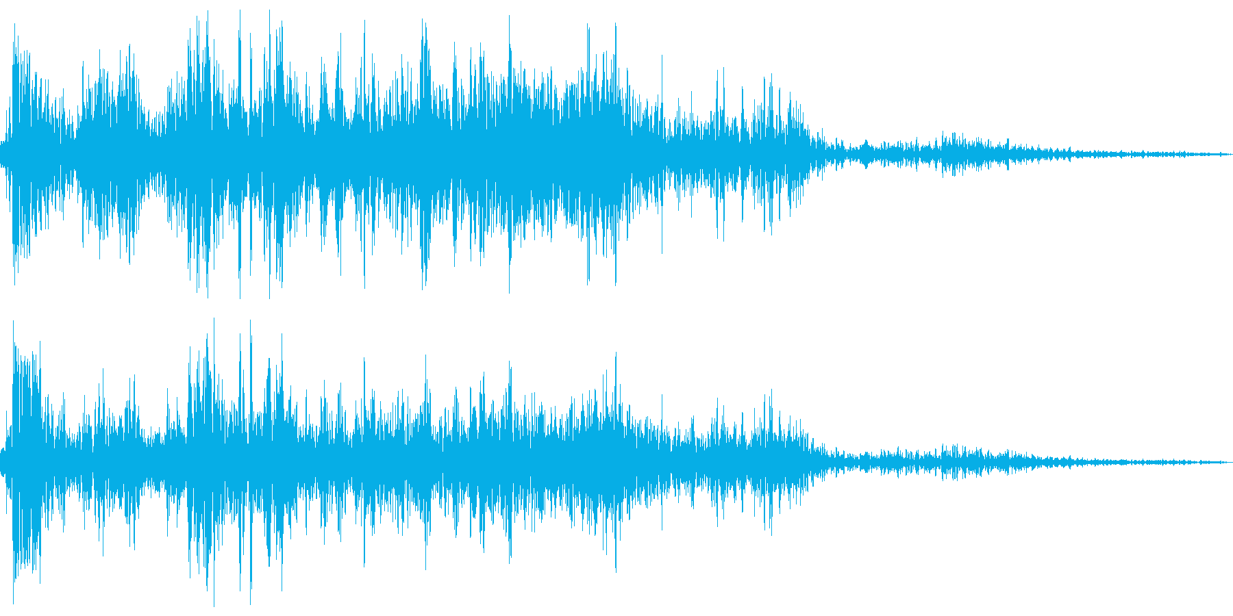 【銃声音007】ピストルの発砲音の再生済みの波形