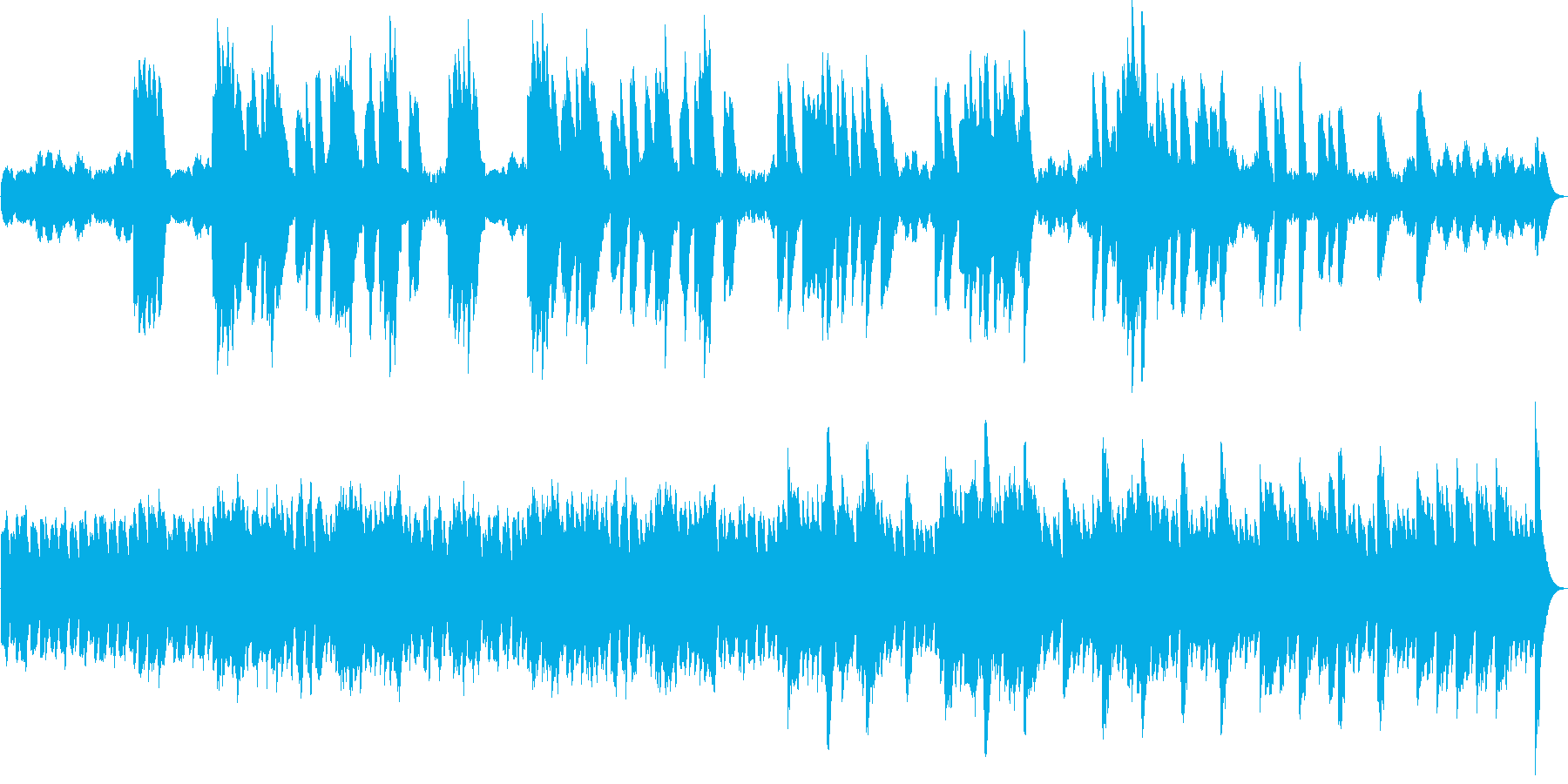 作業用癒し系オルゴールオリジナル曲の再生済みの波形