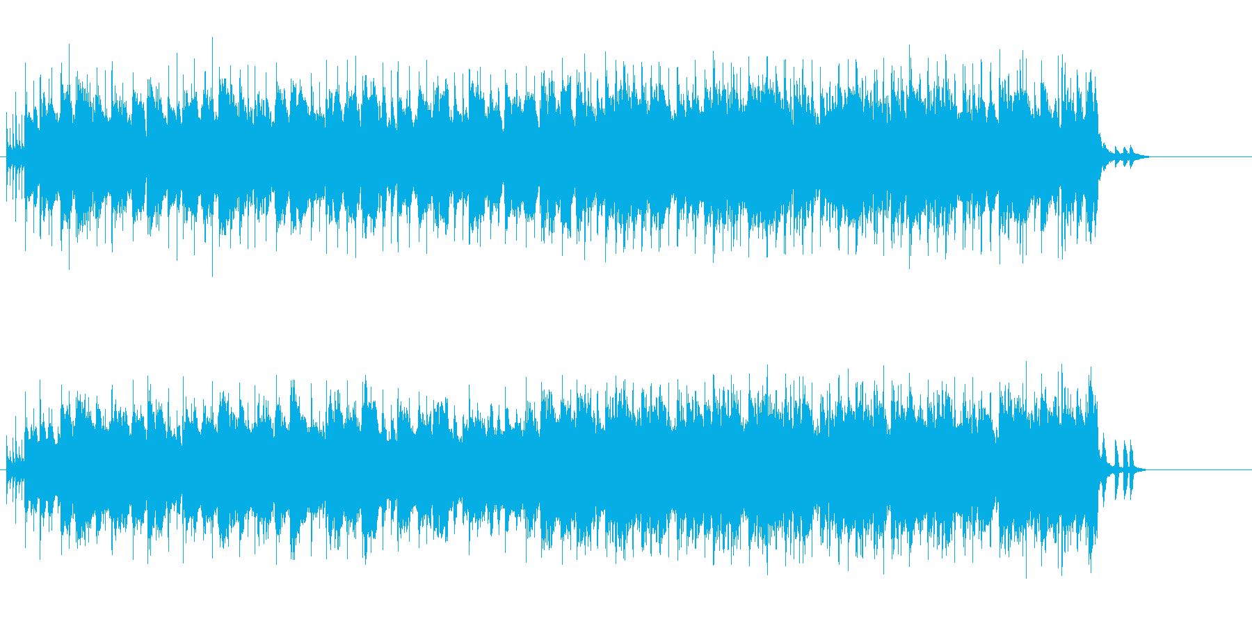 心温まるのどかでほのぼのとしたポップスの再生済みの波形