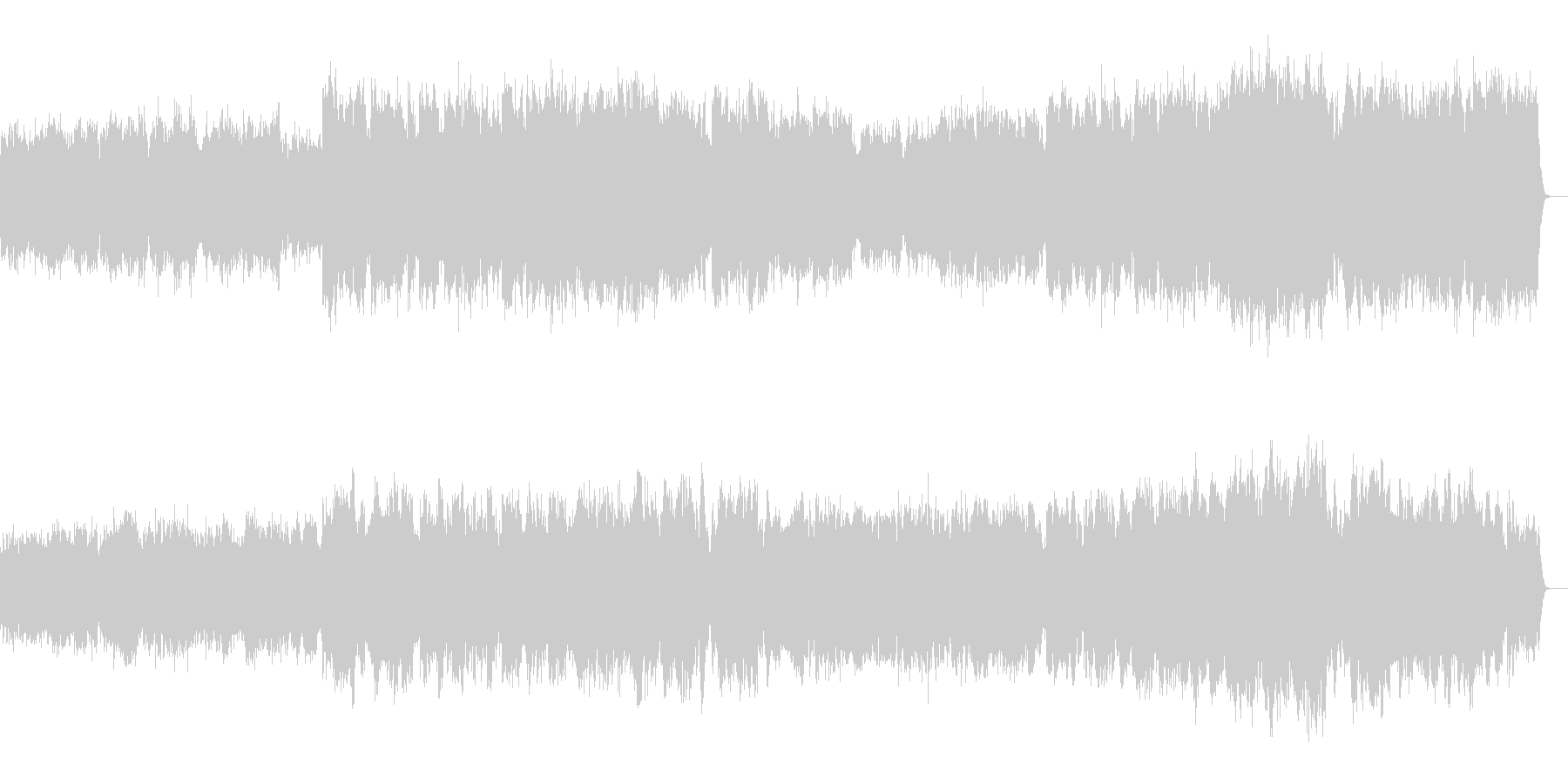ファゴットの音色を活かした音楽ですの未再生の波形