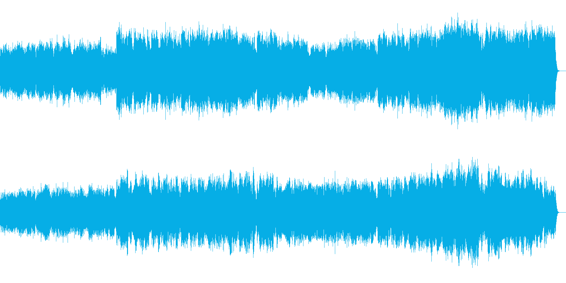 ファゴットの音色を活かした音楽ですの再生済みの波形