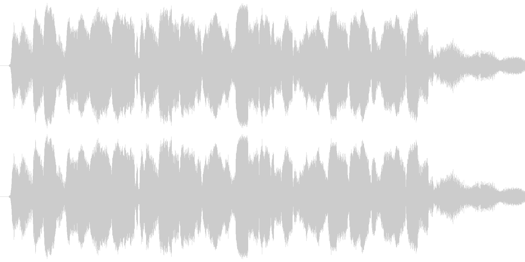 黒電話や目覚まし時計の音の、ジリリリリ…の未再生の波形