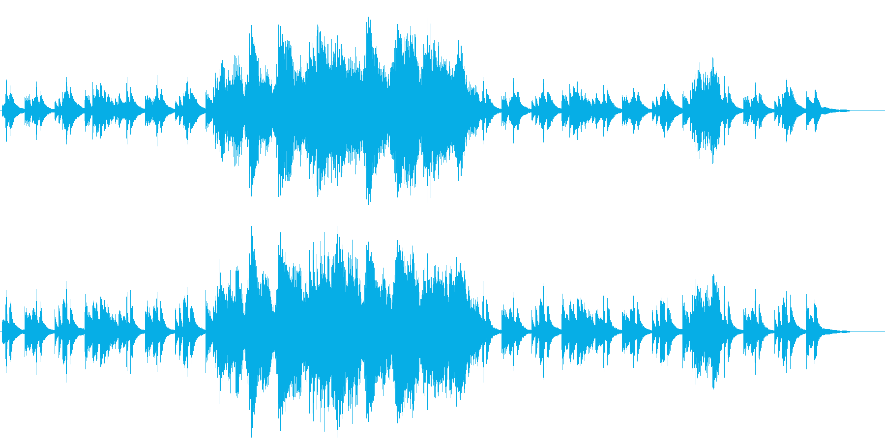 しっとり リラックス やさしいの再生済みの波形