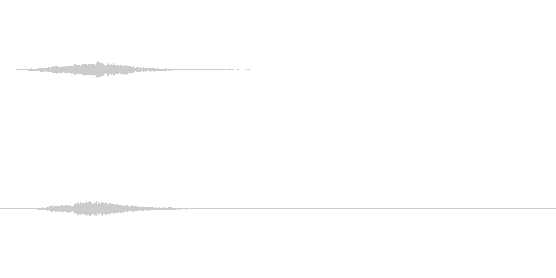 キラリーンdの未再生の波形
