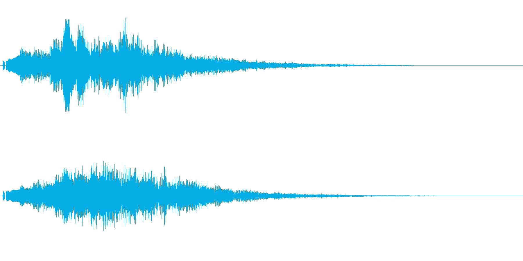 フワっとしたジングルっぽい決定音。の再生済みの波形