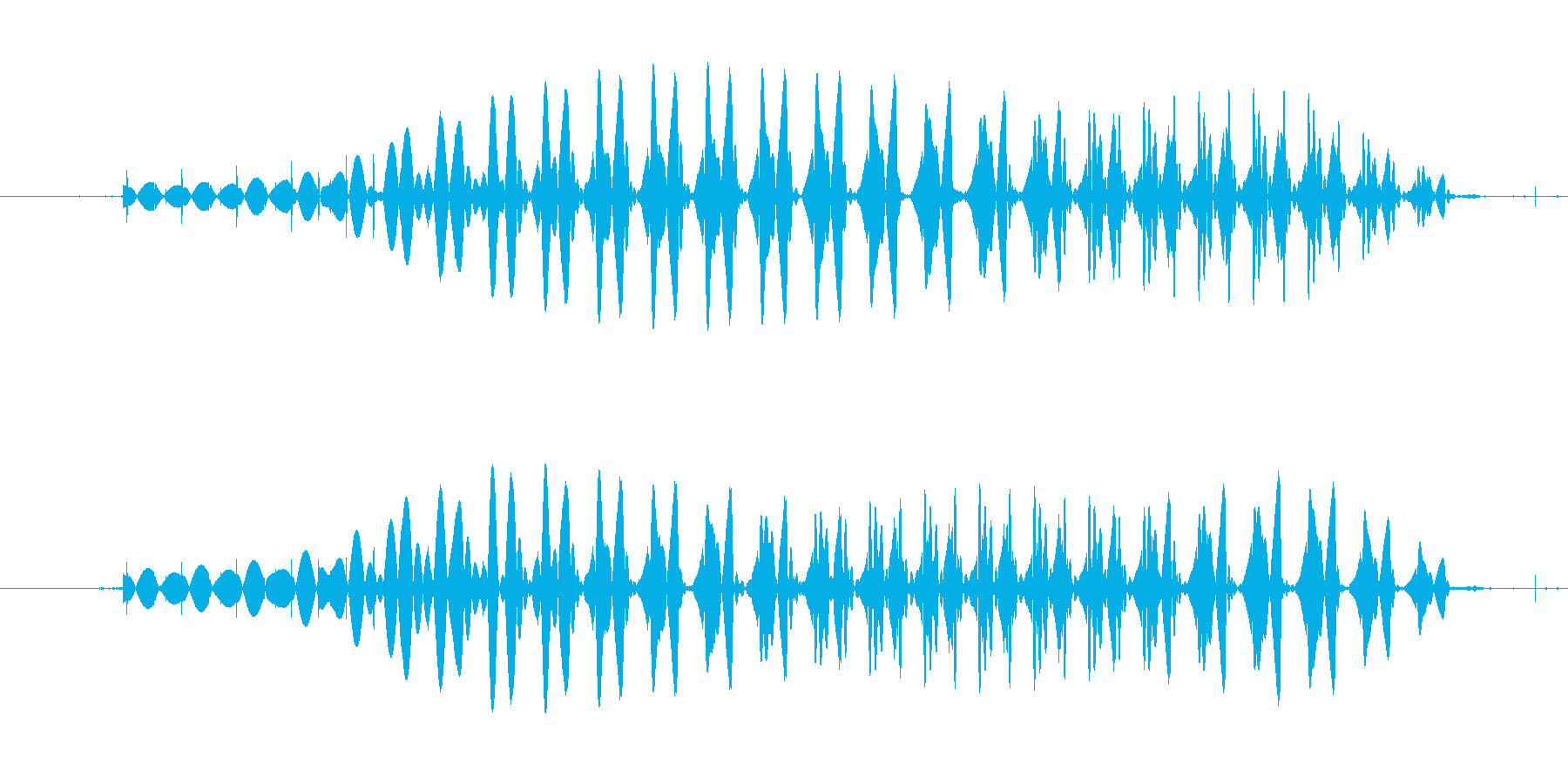 【効果音/ぽわー】の再生済みの波形