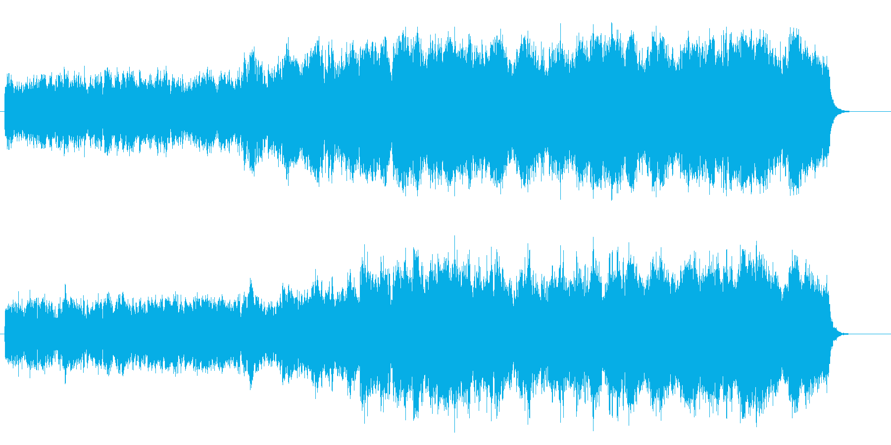 のどかで優雅な風景のクラシックの再生済みの波形
