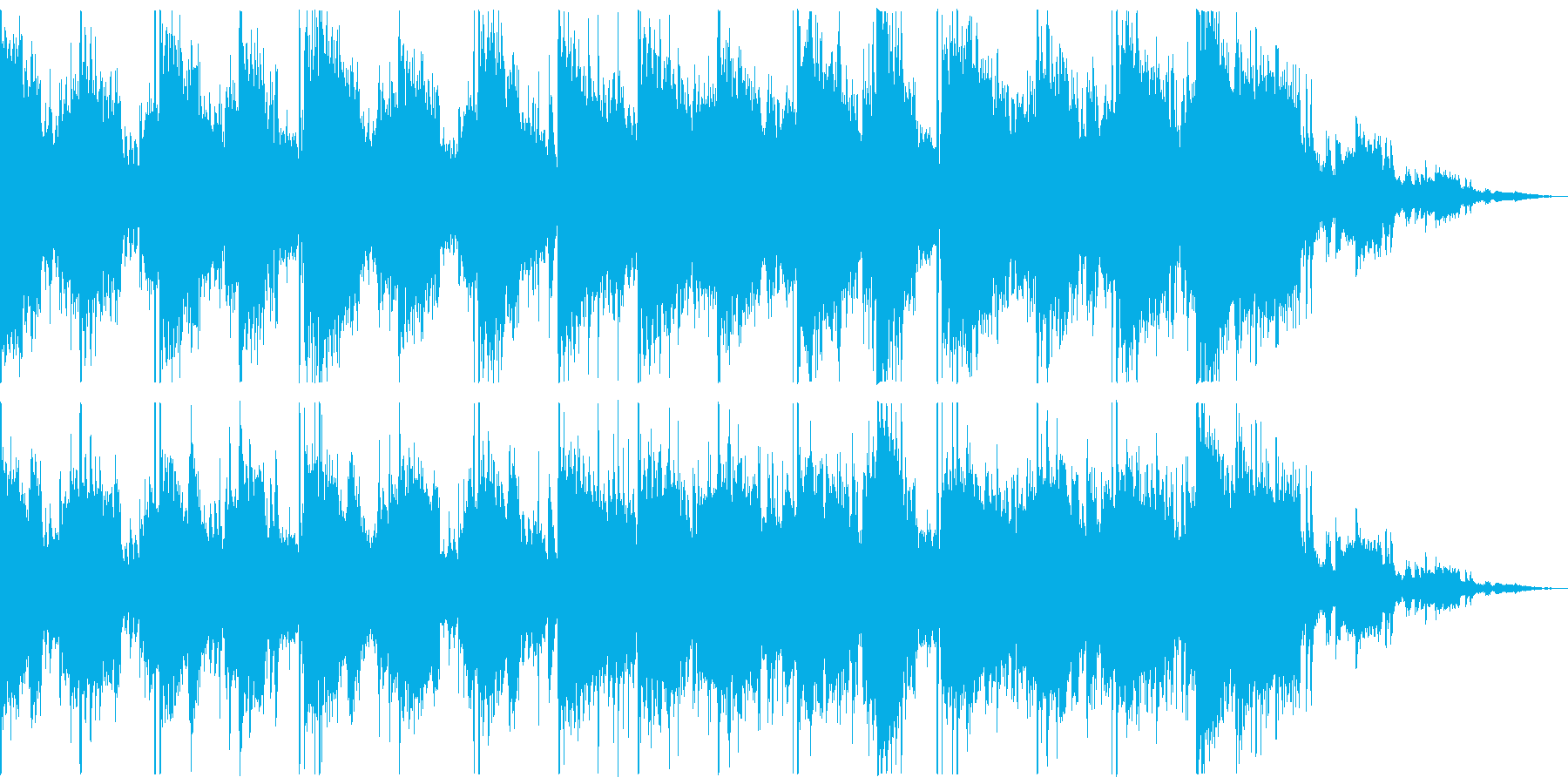 推理や探偵を連想させる曲の再生済みの波形