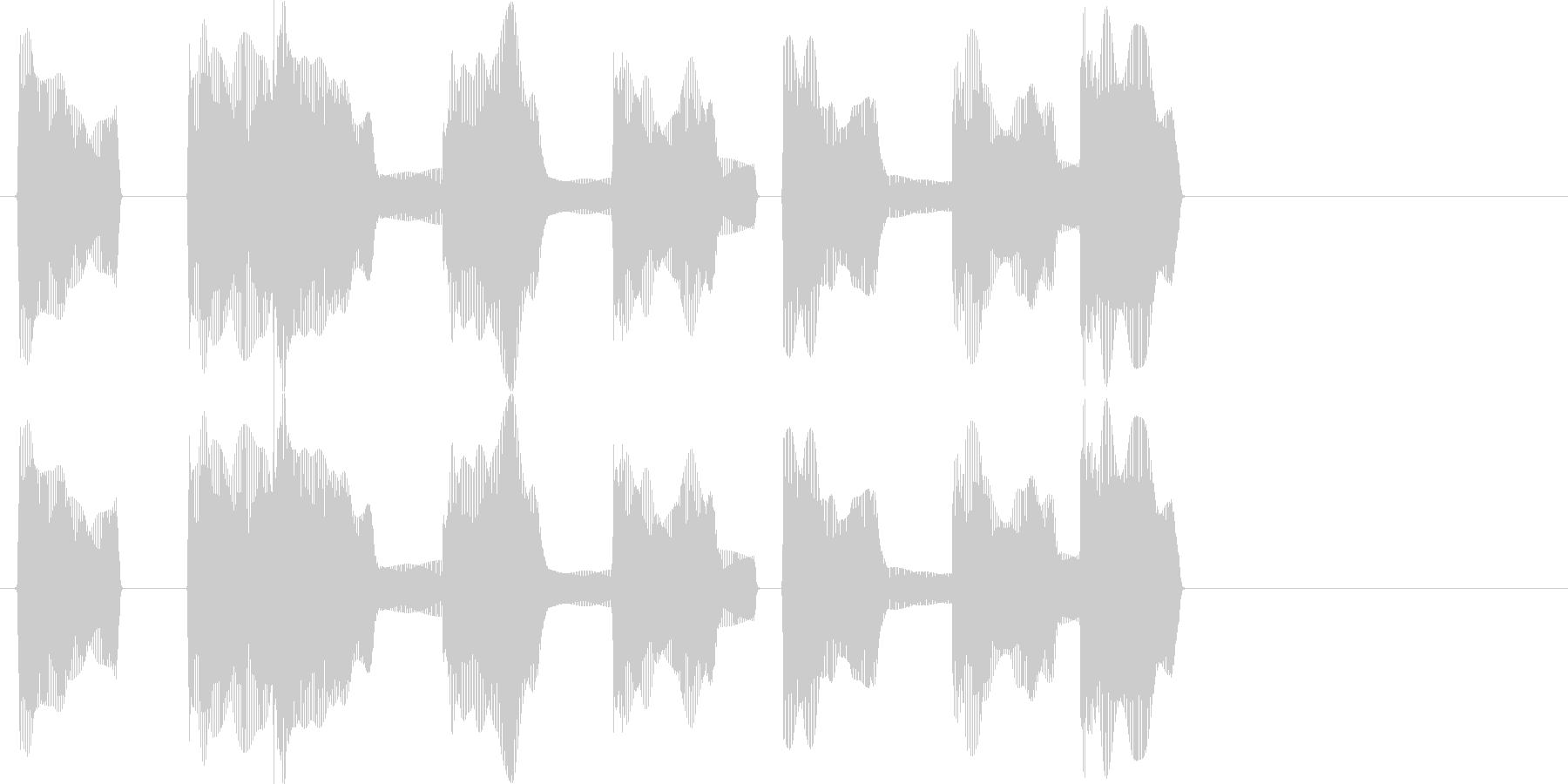 負けた時の残念な音01の未再生の波形