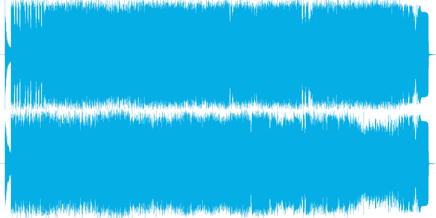 早送り。効果音的に使えます。の再生済みの波形