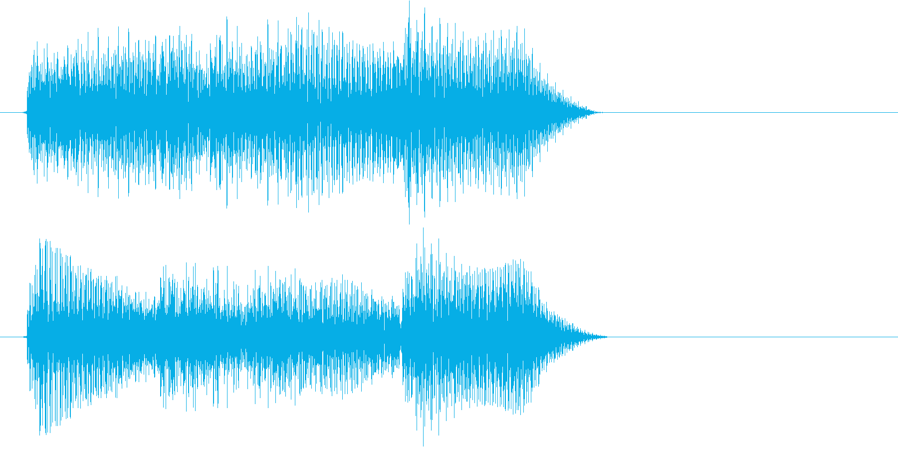 テロリラン(スロットでの確定音)の再生済みの波形