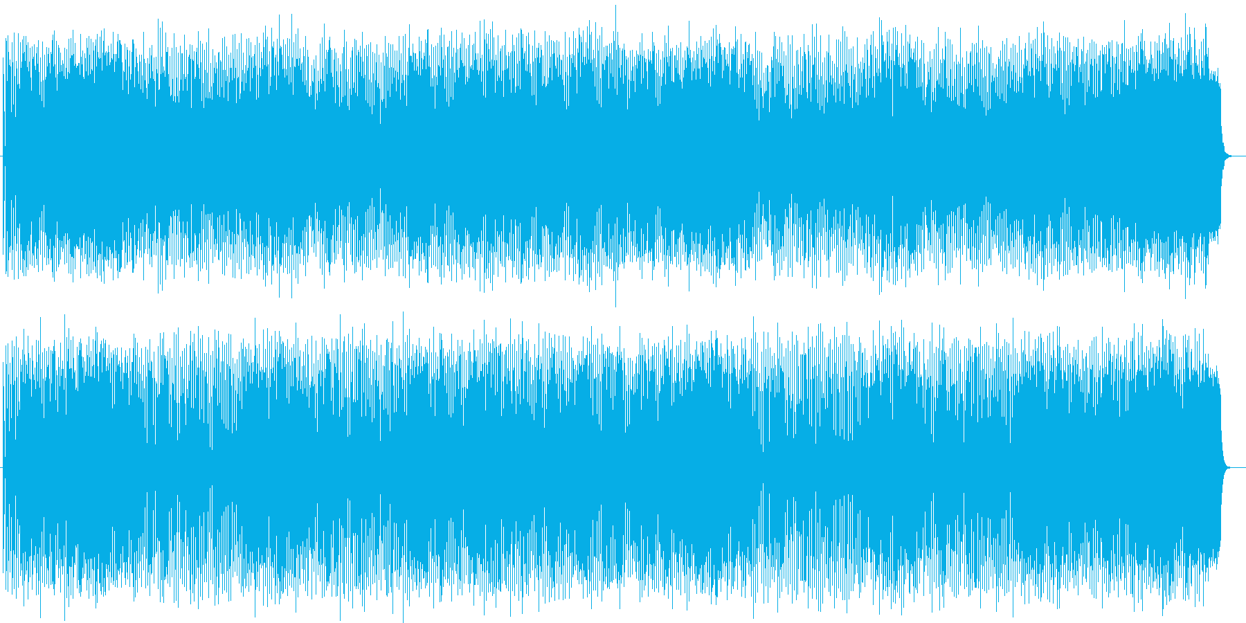 スキップしたくなるポップなシンセ曲の再生済みの波形
