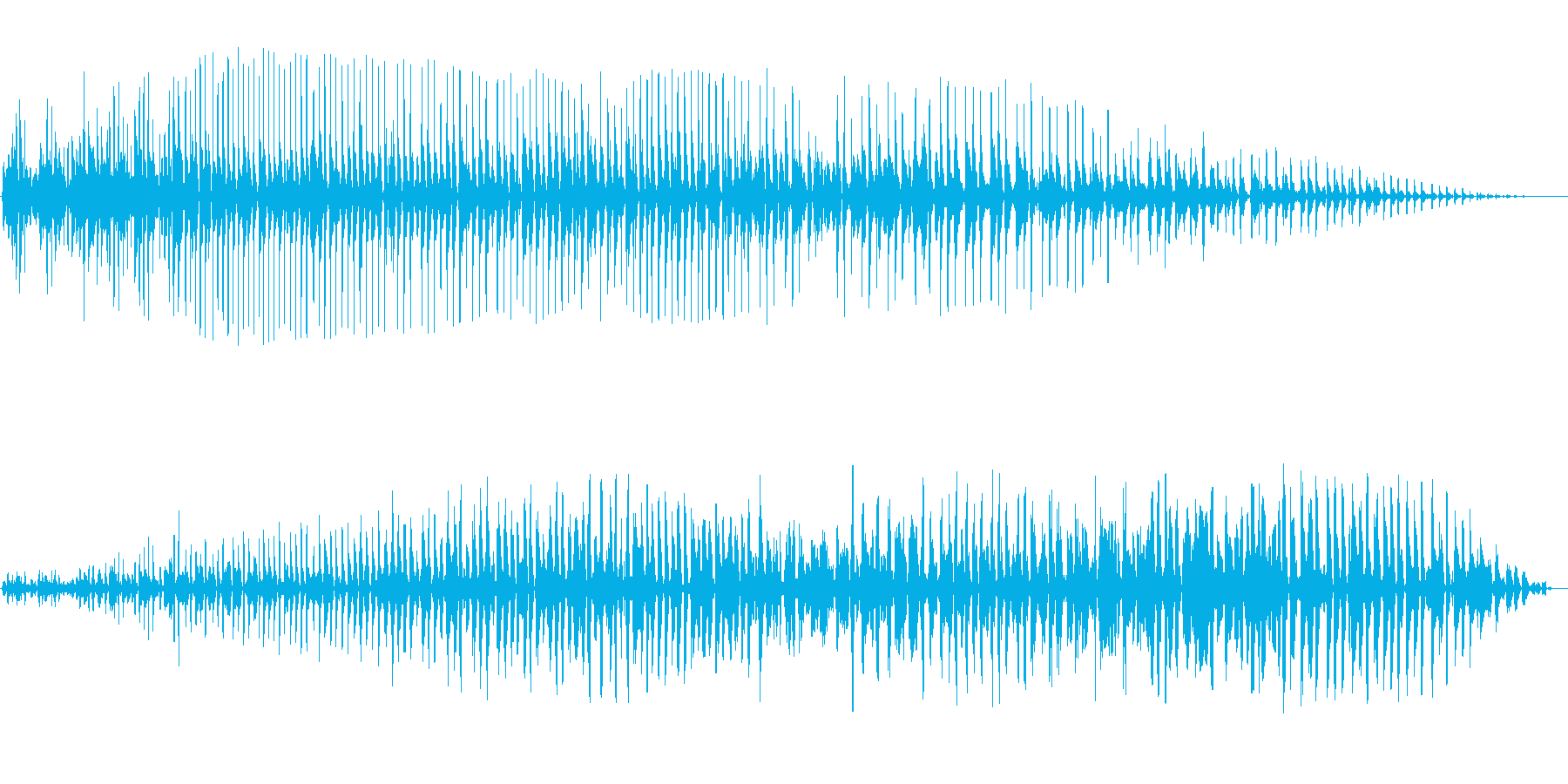 ブーン(低音の長めの効果音)の再生済みの波形