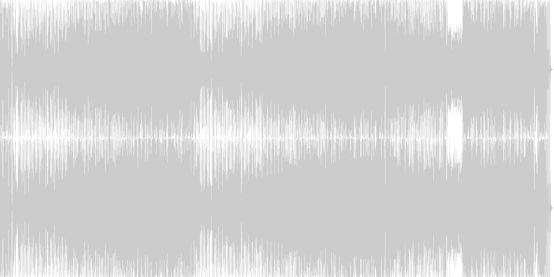 懐メロ風なマイナ−歌謡曲の未再生の波形