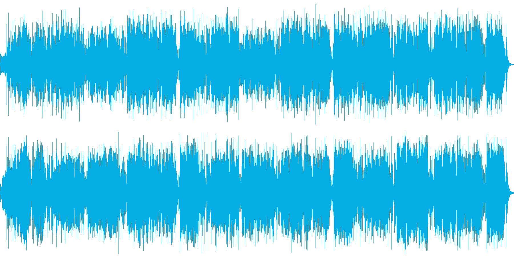 bossa nova ボサノバの再生済みの波形