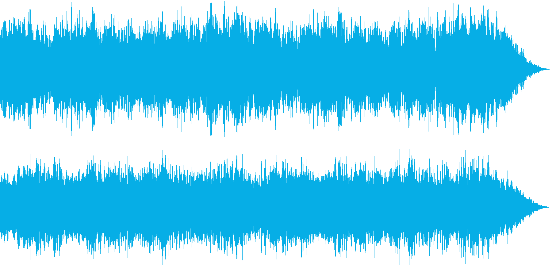 レトロゲーム風BGM(タイトル)の再生済みの波形